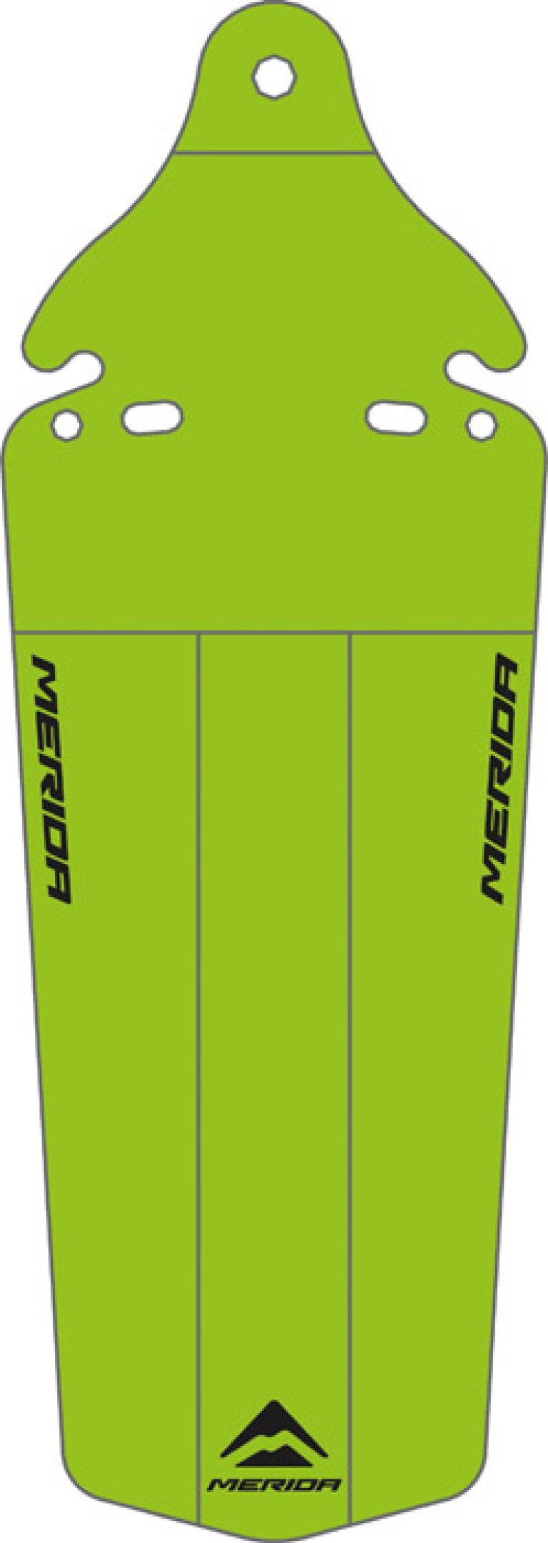 Sárvédő MERIDA nyereg alá zöld - 3607