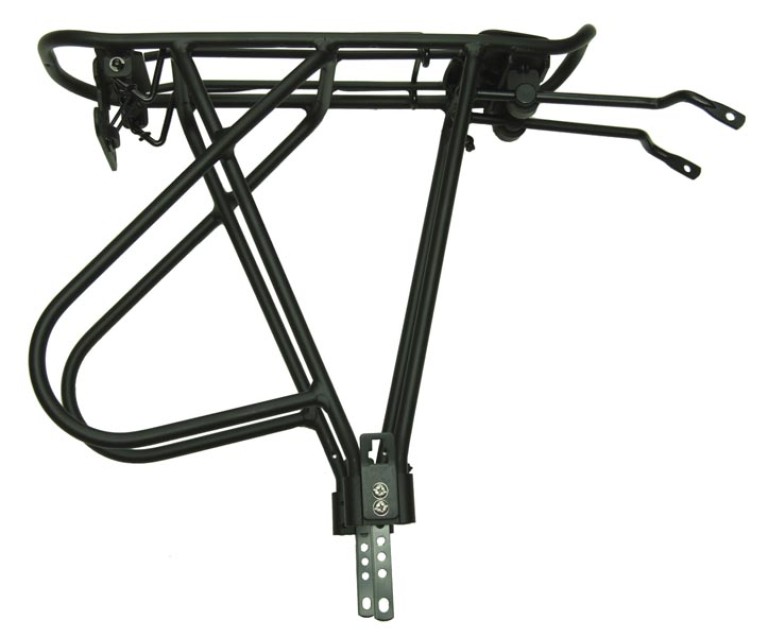 Csomagtartó BIKEFUN MULTIRACK Alu 24-28 feket állítható - CL-436-1-BLK