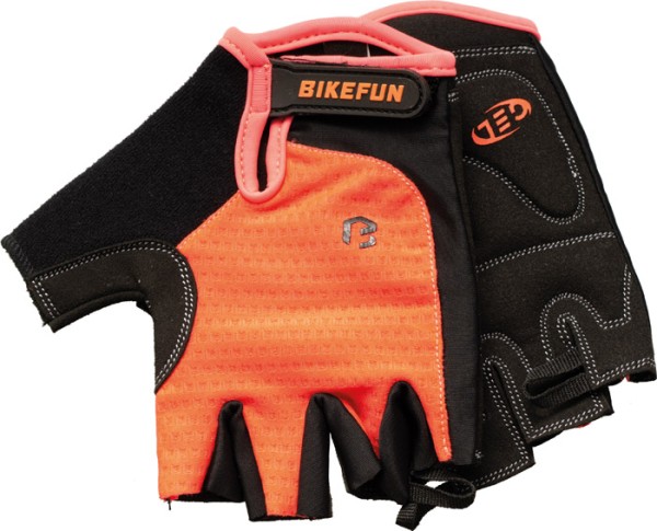 Kesztyű BIKEFUN rövid Missy L korál