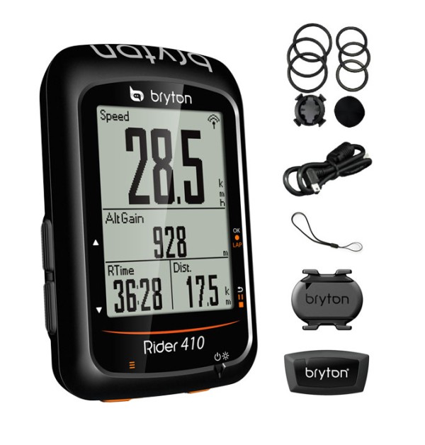 Computer BRYTON RIDER 410T GPS komputer szett (HRM+CAD)