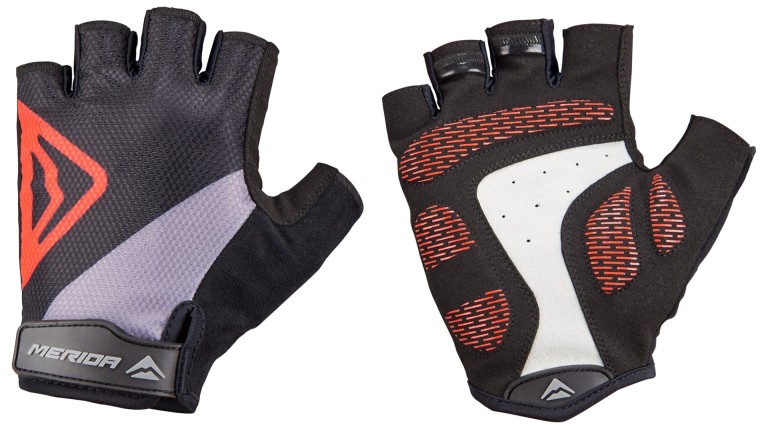 Kesztyű MERIDA CLASSIC GEL rövid XS fekete-piros - 0381