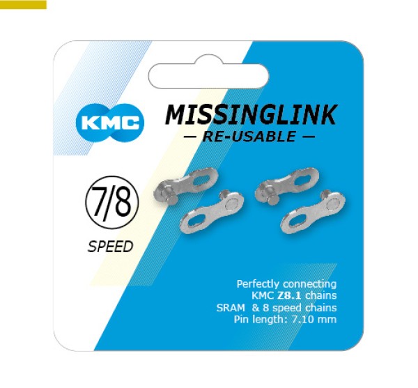 Lánc KMC MISSINGLINK patentszem 3/32" 8 speed CL571R