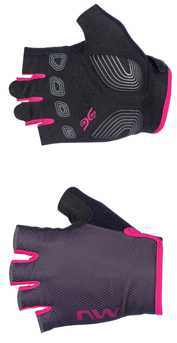 Kesztyű NORTHWAVE ACTIVE WOMAN rövid M szürke/pink