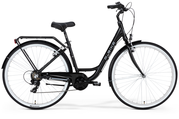 M-BIKE CITYLINE 728 46cm selyem szürke/kék