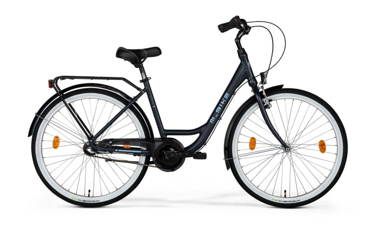 M-BIKE CITYLINE 328 selyem szürke/kék 43cm