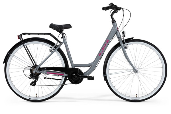 M-BIKE CITYLINE 728 selyem szürke 46cm