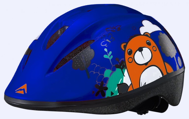 Fejvédő MERIDA BEAR kék/piros - 8573