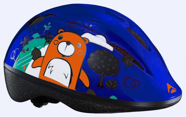 Fejvédő MERIDA BEAR kék/piros - 8573