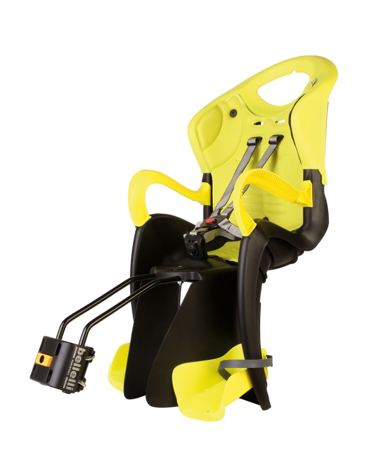 Gyermekülés BIKEFUN TIGER RELAX Hi-Viz szürke-fluo sárga