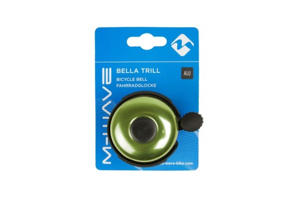 CSENGŐ ALU ELOXÁLT M-WAVE BELLA TRILL - 53 MM ZÖLD