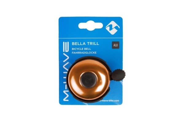 CSENGŐ ALU ELOXÁLT M-WAVE BELLA TRILL - 53 MM NARANCSSÁRGA