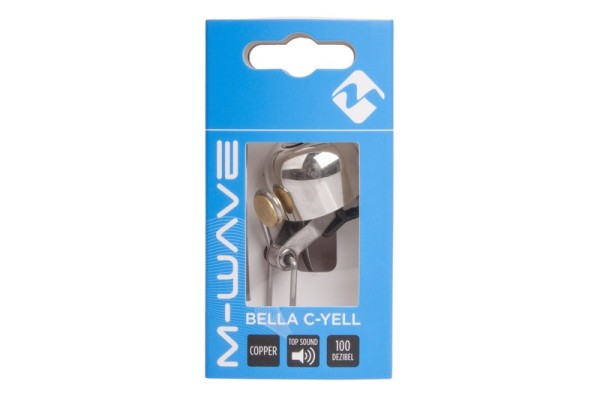 CSENGŐ MINI RÉZ M-WAVE BELLA C-YELL - 30 MM EZÜST