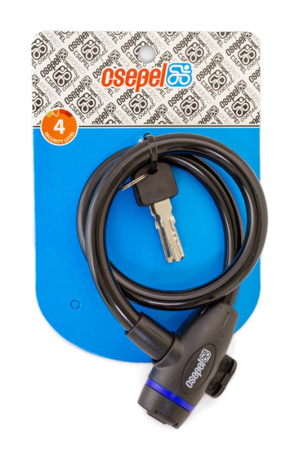 ZÁR CSEPEL KÁBEL 12X600MM KULCSOS 15db/dob KÁBEL CSEPEL 12X600MM KULCSOS FEKETE