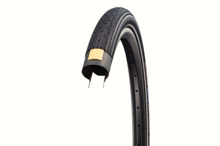 KÖP 26X2,35 (60-559) SCHWALBE FAT FRANK HS375 BARNA / FEHÉR REFLEXCSÍKOS