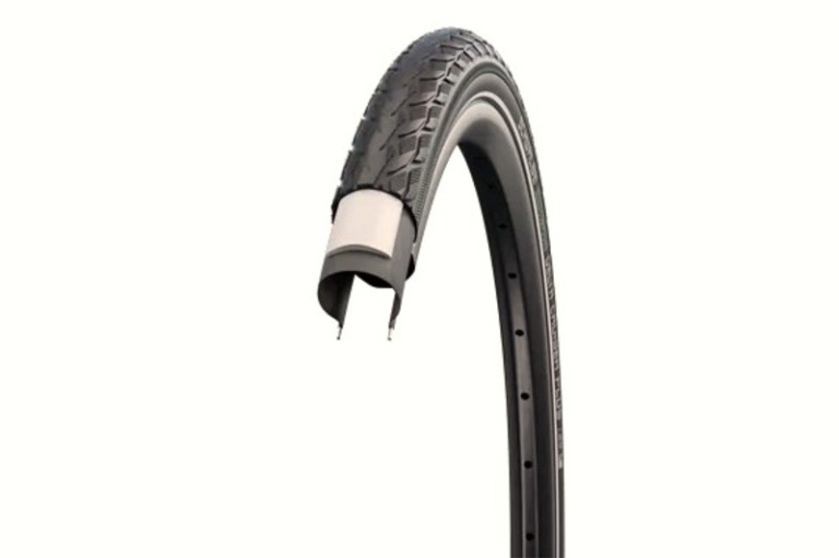 KÖP 700X28C (28-622) 28X1,10 SCHWALBE DELTA CRUISER PLUS HS431 FEKETE REFLEXCSÍKOS