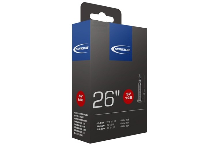 TÖM 26X0,75-1,00 (20/25-590) SCHWALBE SV12B - 40MM DOBOZOS