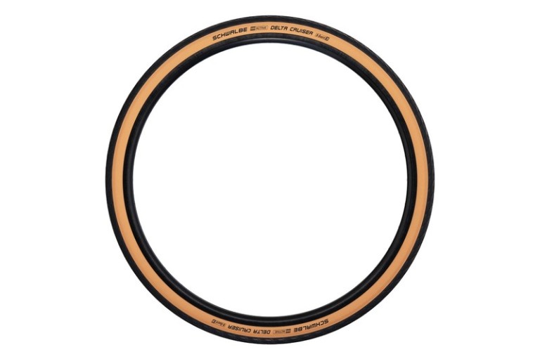 KÖP 700X28C (28-622) 28X1,10 SCHWALBE DELTA CRUISER HS431 BÉZS OLDALFAL