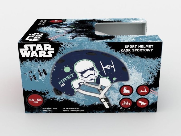 D SISAK GYERMEK SPORT STAR WARS - M 54-58CM SÖTÉTKÉK