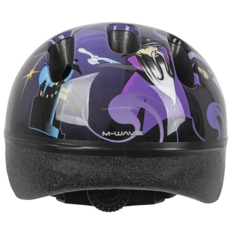 SISAK GYERMEK S 52-57CM M-WAVE WIZARD LILA/FEKETE