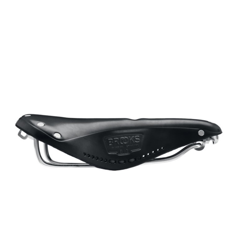 BROOKS NYEREG B17 CARVED FEKETE B211IL A07202