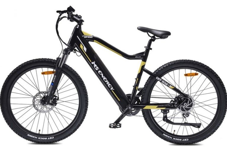 KRP ELEKTROMOS MS ENERGY M10 MTB 8 SP 27,5/21 FEKETE/SÁRGA