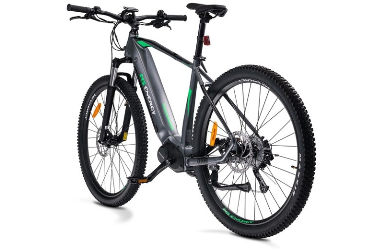 KRP ELEKTROMOS MS ENERGY M100 MTB 9 SP 29/21 SÖTÉTSZÜRKE/ZÖLD